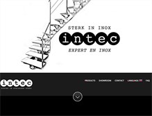 Tablet Screenshot of en.intec-inox.be